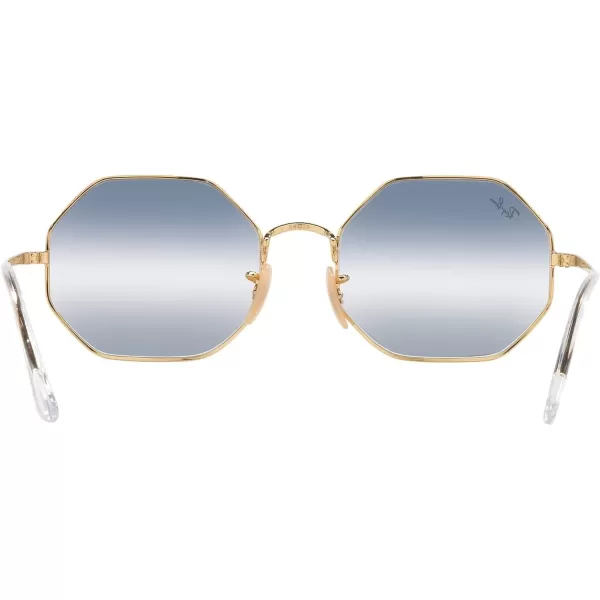 RayBan RB1972 Octagon SunglassesGoldClear Gradient Blue