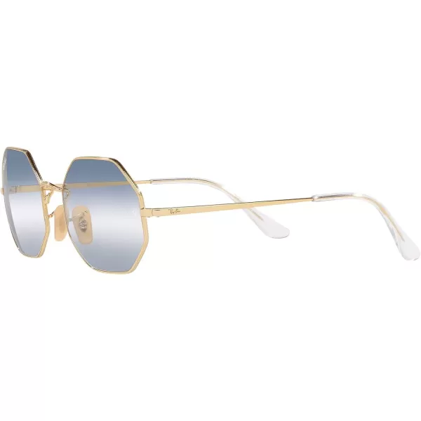 RayBan RB1972 Octagon SunglassesGoldClear Gradient Blue