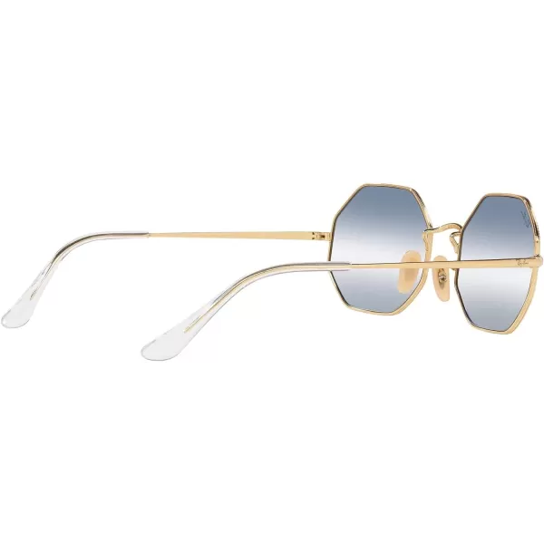 RayBan RB1972 Octagon SunglassesGoldClear Gradient Blue