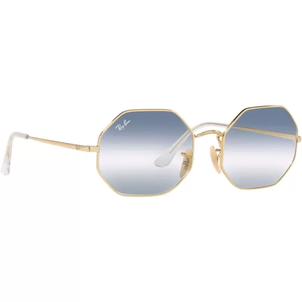 RayBan RB1972 Octagon SunglassesGoldClear Gradient Blue