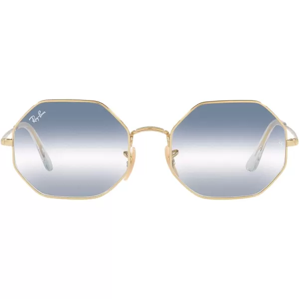 RayBan RB1972 Octagon SunglassesGoldClear Gradient Blue