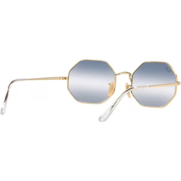 RayBan RB1972 Octagon SunglassesGoldClear Gradient Blue