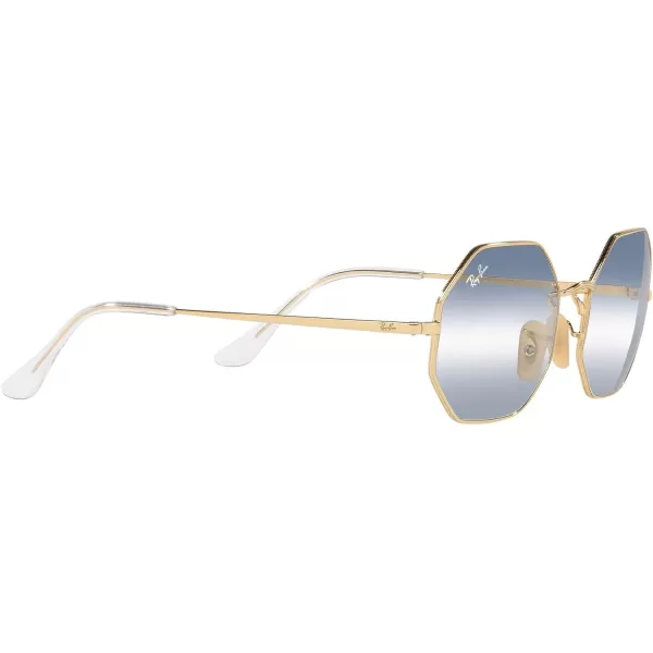 RayBan RB1972 Octagon SunglassesGoldClear Gradient Blue