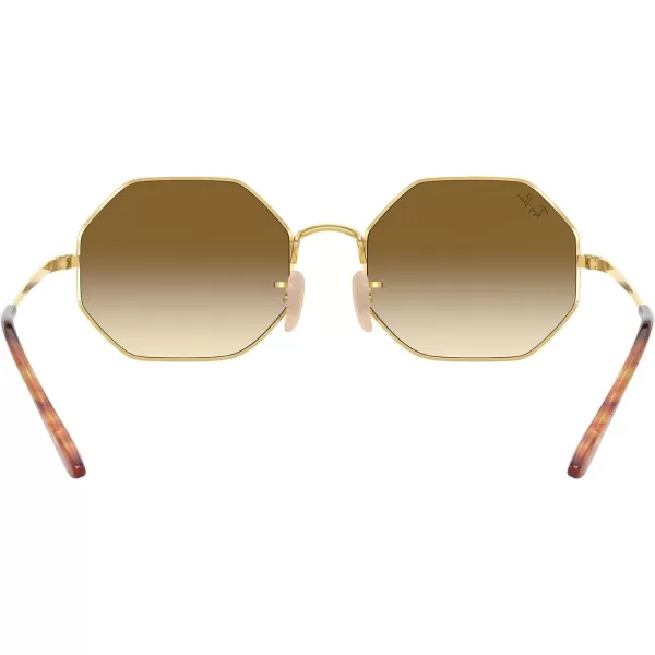 RayBan RB1972 Octagon SunglassesGoldClear Gradient Brown