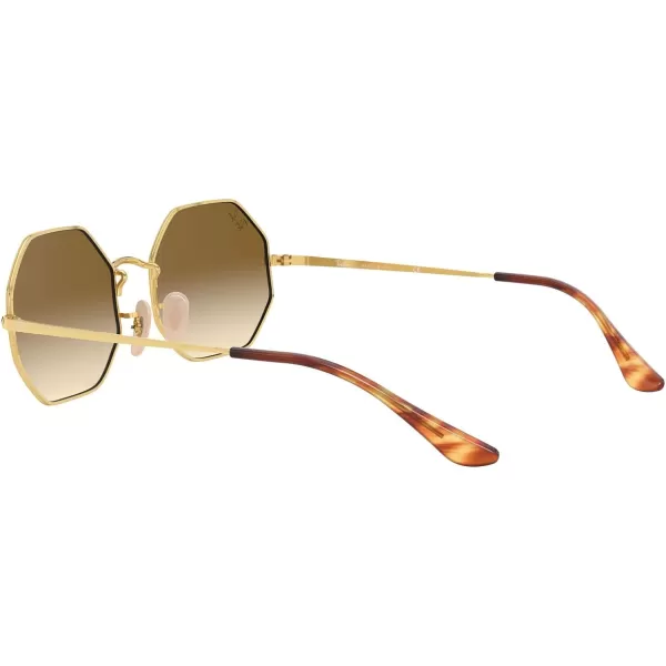 RayBan RB1972 Octagon SunglassesGoldClear Gradient Brown