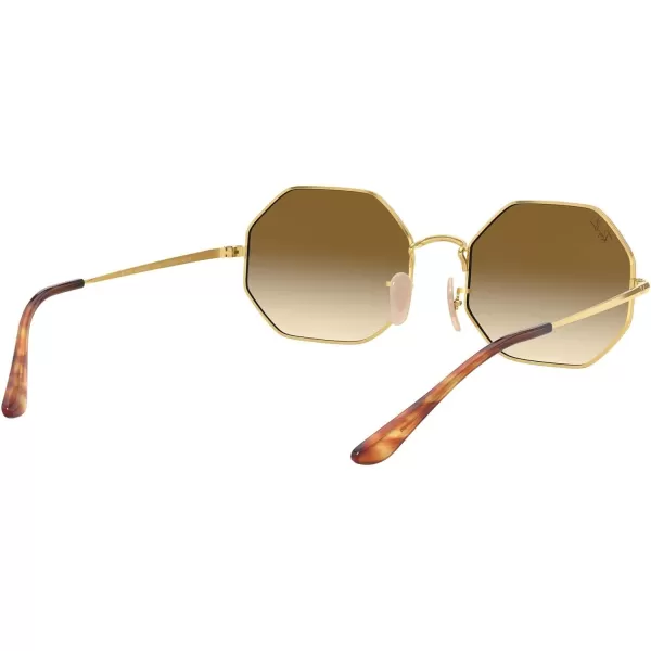 RayBan RB1972 Octagon SunglassesGoldClear Gradient Brown