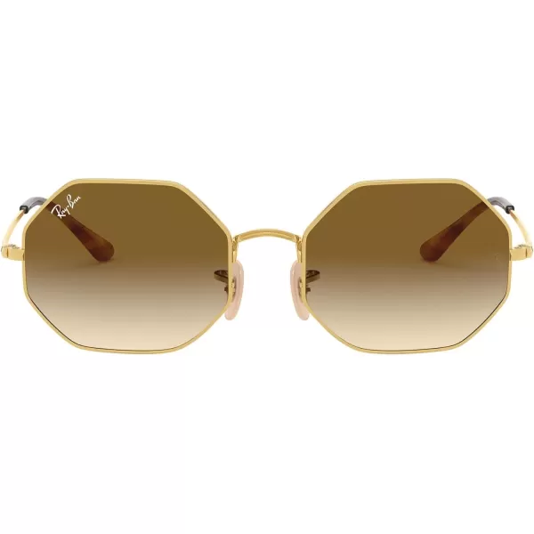 RayBan RB1972 Octagon SunglassesGoldClear Gradient Brown