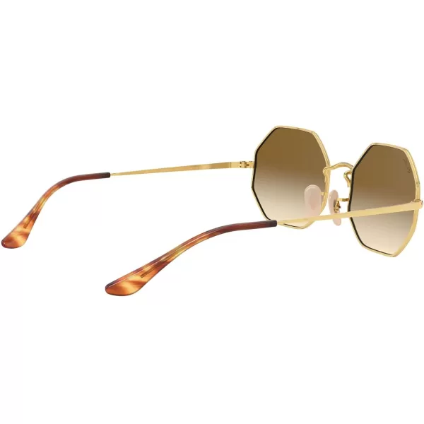 RayBan RB1972 Octagon SunglassesGoldClear Gradient Brown