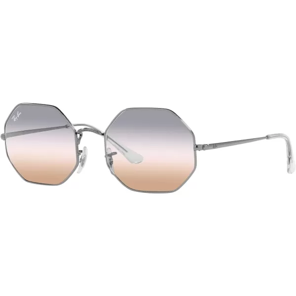 RayBan RB1972 Octagon SunglassesGunmetalPink Gradient Grey