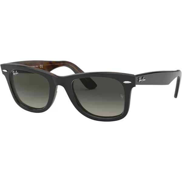 RayBan RB2140 Original Wayfarer Gradient SunglassesGrey on HavanaLight Grey Gradient Dark Grey