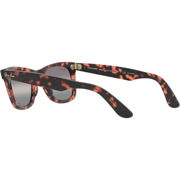 RayBan RB2140 Original Wayfarer Gradient SunglassesPink HavanaPolarized Clear Gradient Dark Grey