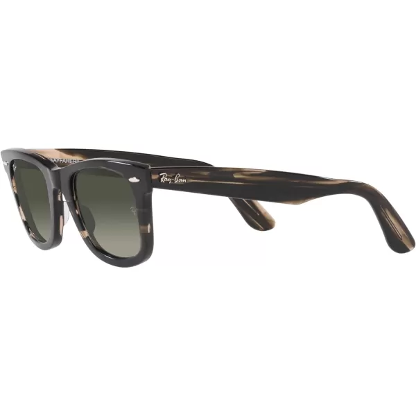 RayBan RB2140 Original Wayfarer Gradient SunglassesStriped GreyGradient Grey