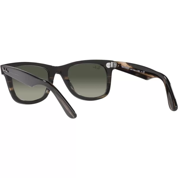 RayBan RB2140 Original Wayfarer Gradient SunglassesStriped GreyGradient Grey