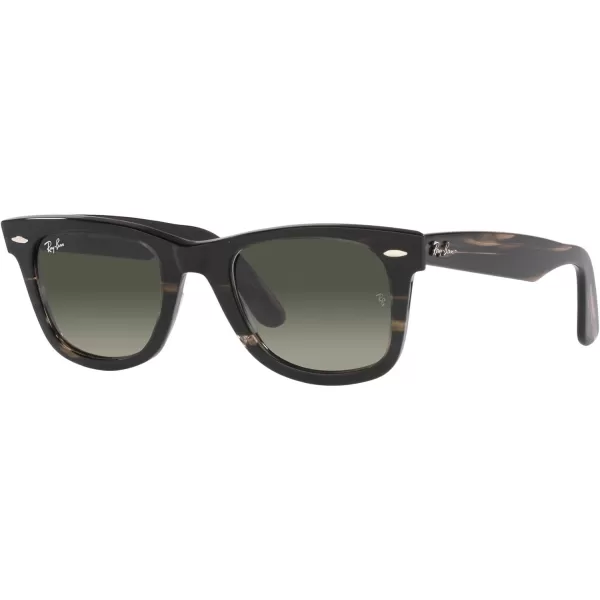 RayBan RB2140 Original Wayfarer Gradient SunglassesStriped GreyGradient Grey