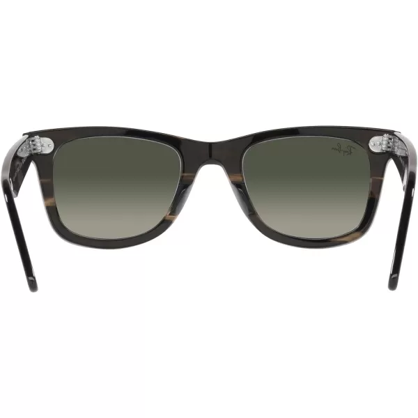 RayBan RB2140 Original Wayfarer Gradient SunglassesStriped GreyGradient Grey