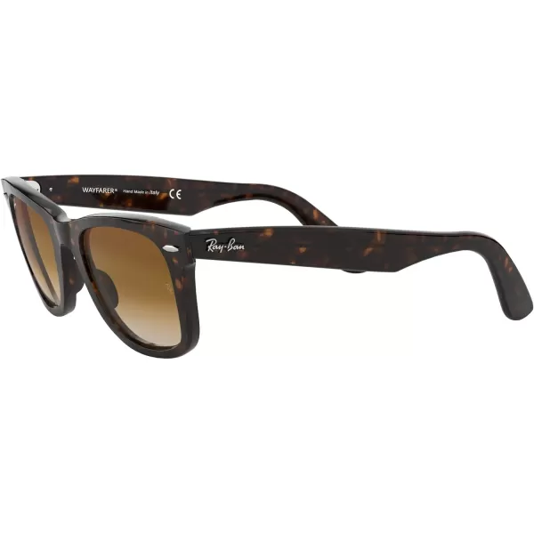 RayBan RB2140 Original Wayfarer Gradient SunglassesTortoiseClear Gradient Brown