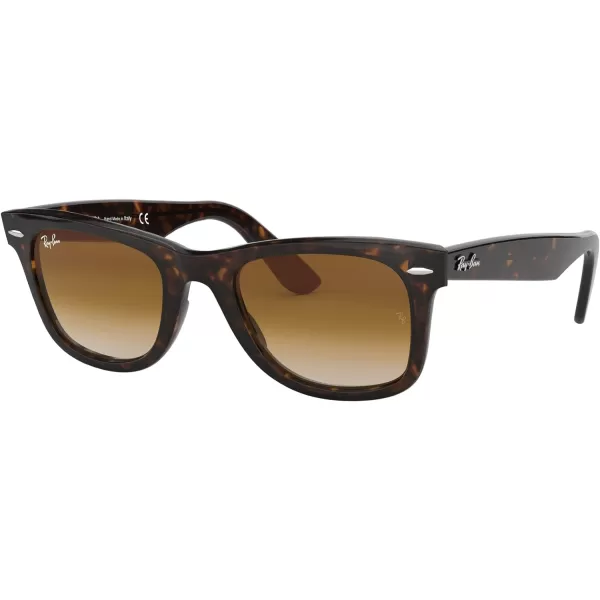 RayBan RB2140 Original Wayfarer Gradient SunglassesTortoiseClear Gradient Brown