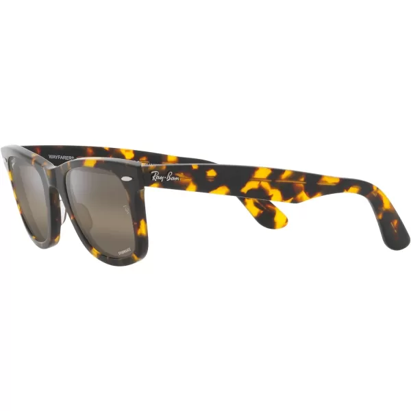 RayBan RB2140 Original Wayfarer Gradient SunglassesYellow HavanaPolarized Clear Gradient Dark Brow