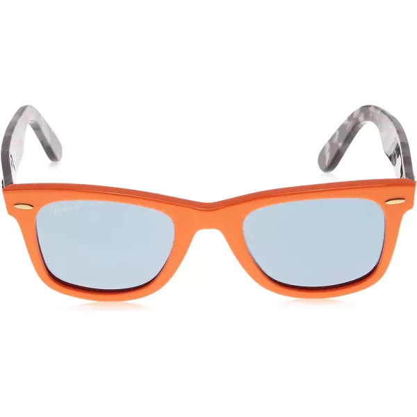 RayBan RB2140 Original Wayfarer Polarized Square SunglassesRb2140 Original Wayfarer Polarized OrangeBlue Polarized