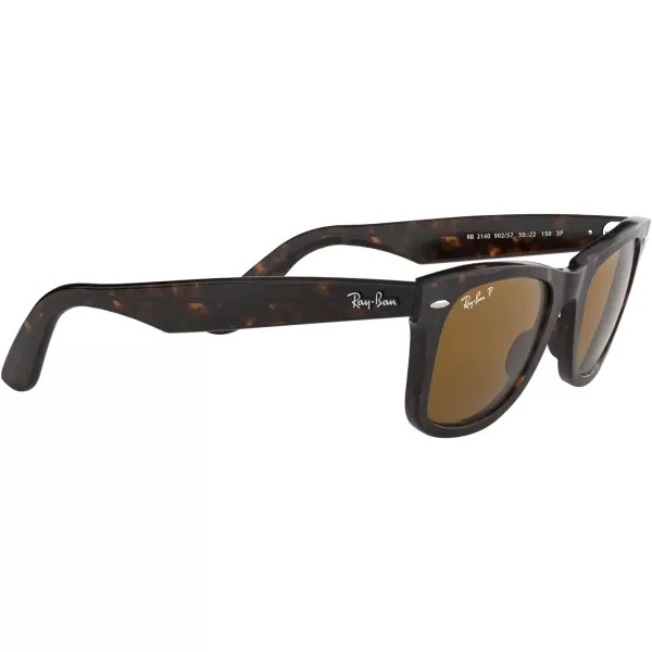 RayBan RB2140 Original Wayfarer Polarized Square SunglassesRb2140 Original Wayfarer Polarized TortoiseBrown Polarized