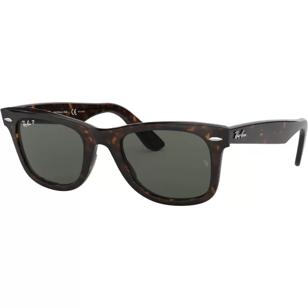 RayBan RB2140 Original Wayfarer Polarized Square SunglassesRb2140 Original Wayfarer Polarized TortoiseGreen Polarized