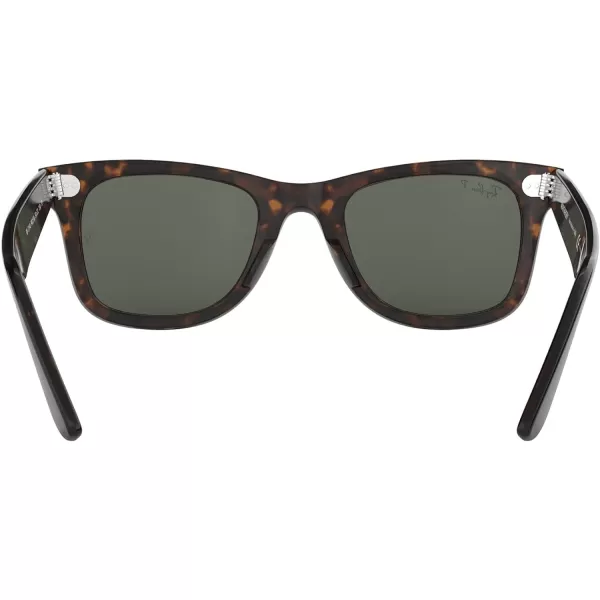 RayBan RB2140 Original Wayfarer Polarized Square SunglassesRb2140 Original Wayfarer Polarized TortoiseGreen Polarized