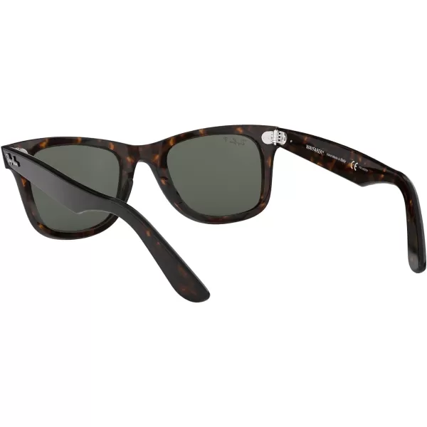 RayBan RB2140 Original Wayfarer Polarized Square SunglassesRb2140 Original Wayfarer Polarized TortoiseGreen Polarized