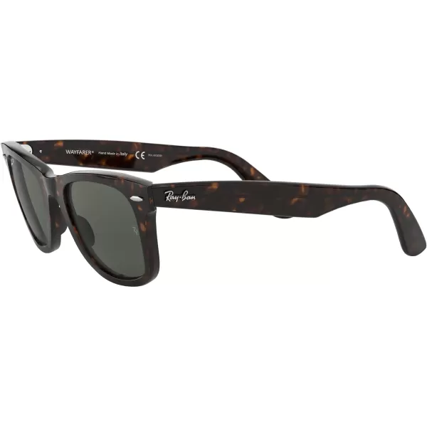 RayBan RB2140 Original Wayfarer Polarized Square SunglassesRb2140 Original Wayfarer Polarized TortoiseGreen Polarized