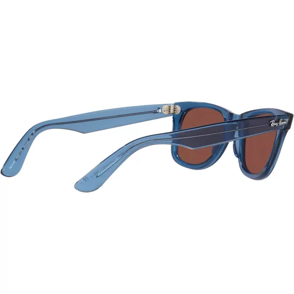 RayBan RB2140 Original Wayfarer Square SunglassesRb2140 Original Wayfarer Transparent BlueRed