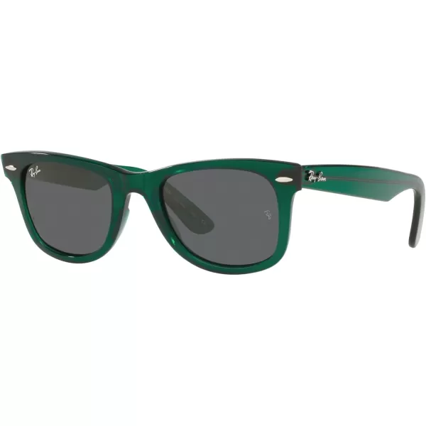 RayBan RB2140 Original Wayfarer Square SunglassesRb2140 Original Wayfarer Transparent GreenDark Grey