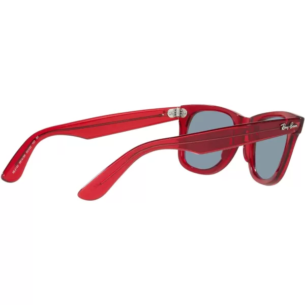 RayBan RB2140 Original Wayfarer Square SunglassesRb2140 Original Wayfarer Transparent RedBlue