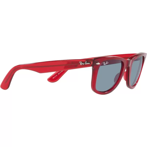 RayBan RB2140 Original Wayfarer Square SunglassesRb2140 Original Wayfarer Transparent RedBlue