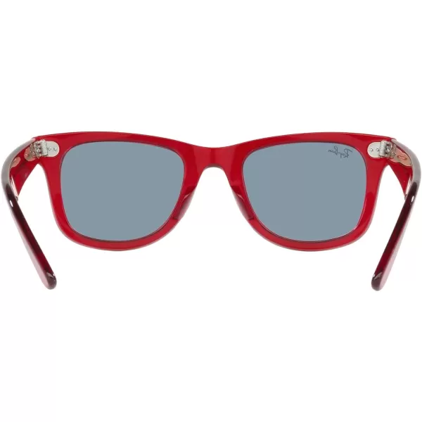 RayBan RB2140 Original Wayfarer Square SunglassesRb2140 Original Wayfarer Transparent RedBlue