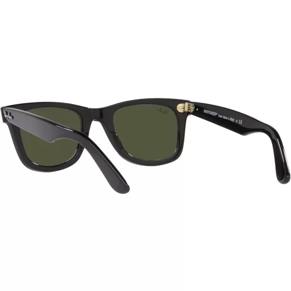 RayBan RB2140 Original Wayfarer SunglassesBlackGreen Classic