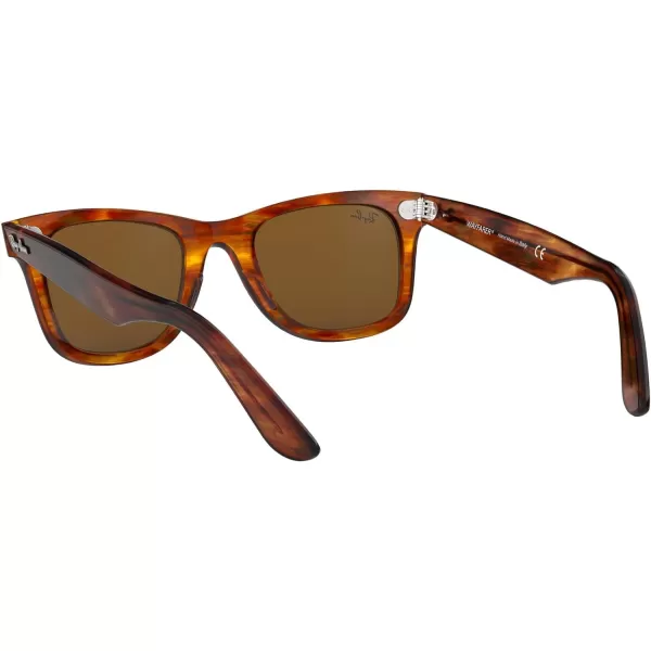 RayBan RB2140 Original Wayfarer SunglassesStriped HavanaB15 Brown