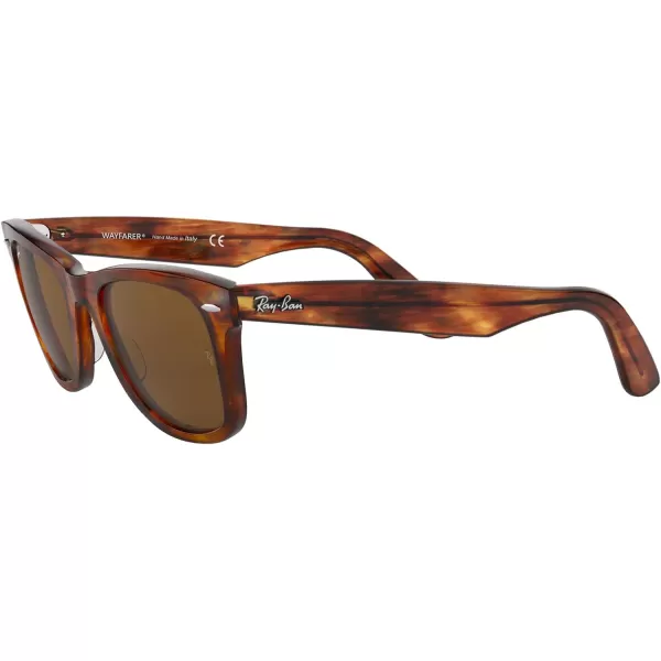 RayBan RB2140 Original Wayfarer SunglassesStriped HavanaB15 Brown