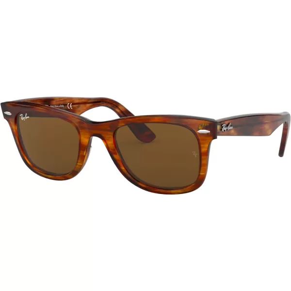 RayBan RB2140 Original Wayfarer SunglassesStriped HavanaB15 Brown