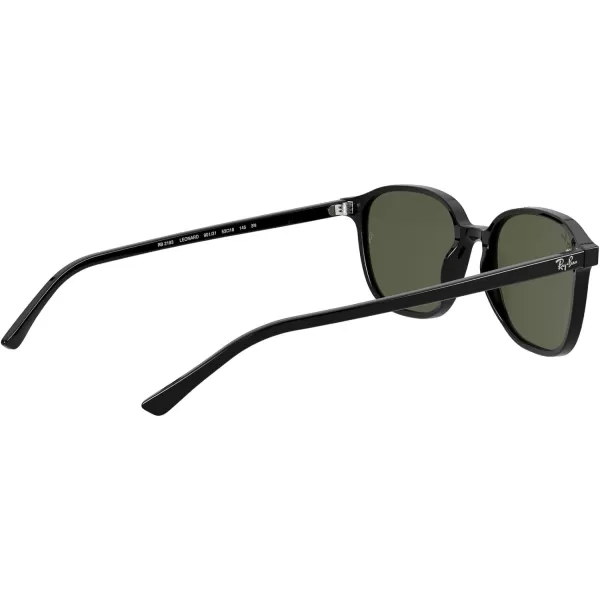 RayBan RB2193 Leonard Square SunglassesBlackG15 Green