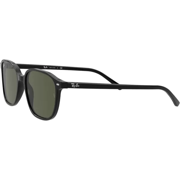 RayBan RB2193 Leonard Square SunglassesBlackG15 Green