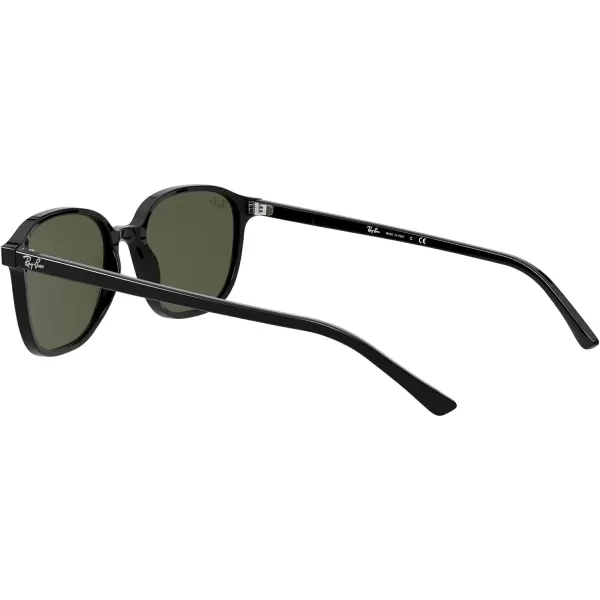 RayBan RB2193 Leonard Square SunglassesBlackG15 Green