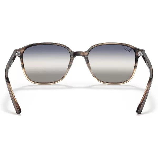 RayBan RB2193 Leonard Square SunglassesGradient Brown HavanaClear Gradient Blue Gradient Grey