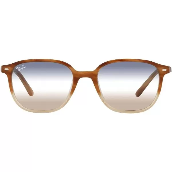 RayBan RB2193 Leonard Square SunglassesGradient Light Brown HavanaClear Gradient Blue Gradient Brown