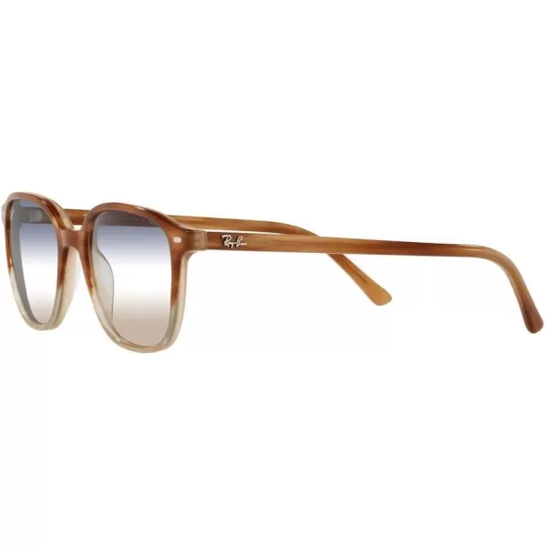 RayBan RB2193 Leonard Square SunglassesGradient Light Brown HavanaClear Gradient Blue Gradient Brown