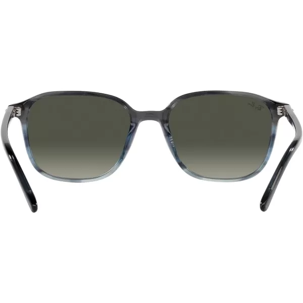 RayBan RB2193 Leonard Square SunglassesStriped Grey Gradient Blue Grey Gradient