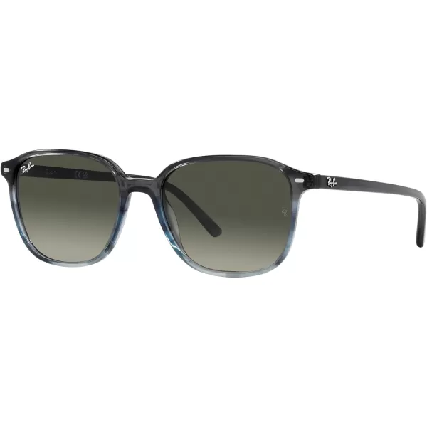 RayBan RB2193 Leonard Square SunglassesStriped Grey Gradient Blue Grey Gradient