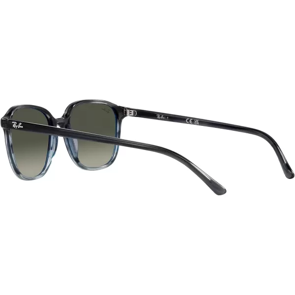 RayBan RB2193 Leonard Square SunglassesStriped Grey Gradient Blue Grey Gradient