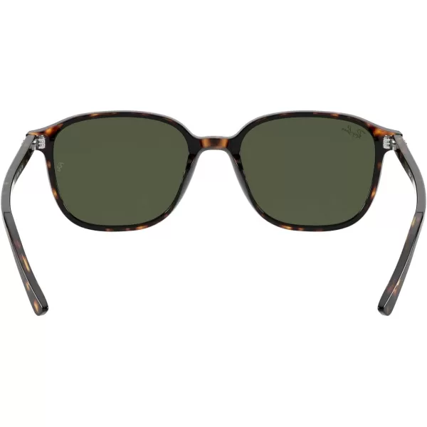 RayBan RB2193 Leonard Square SunglassesTortoiseG15 Green