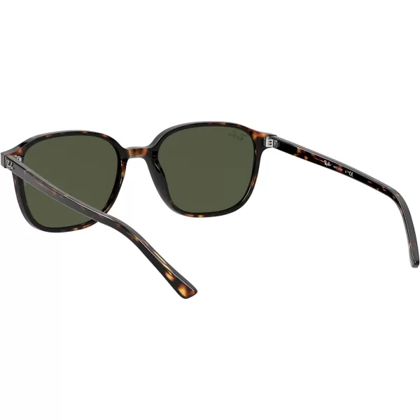 RayBan RB2193 Leonard Square SunglassesTortoiseG15 Green