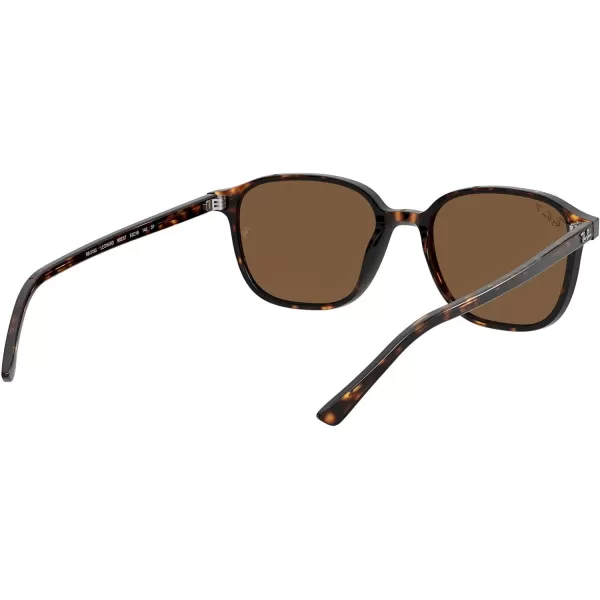 RayBan RB2193 Leonard Square SunglassesTortoisePolarized B15 Brown