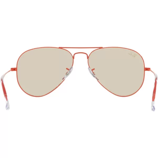 RayBan RB3025 Classic Evolve Photochromic Aviator SunglassesRedPhotochromic Evolve Brown Grey